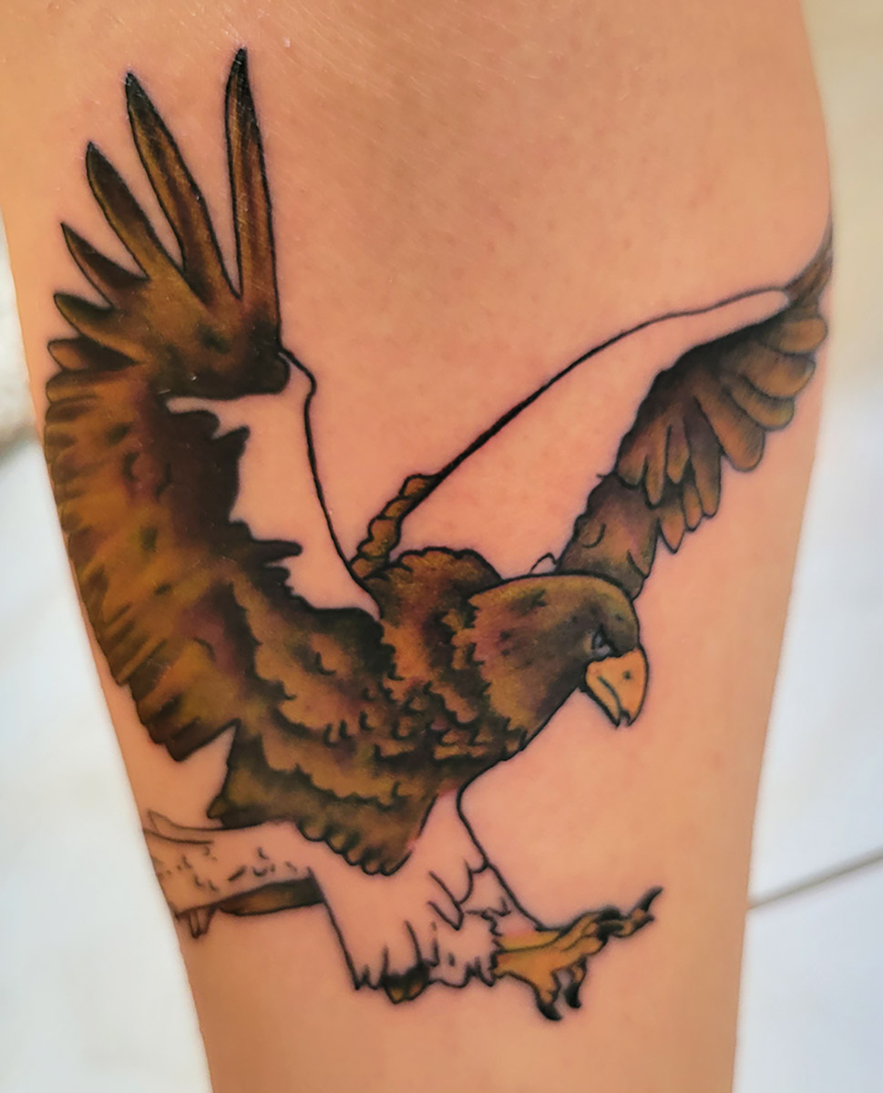 202203 Stellers Sea Eagle Tattoo Alyse Easdale