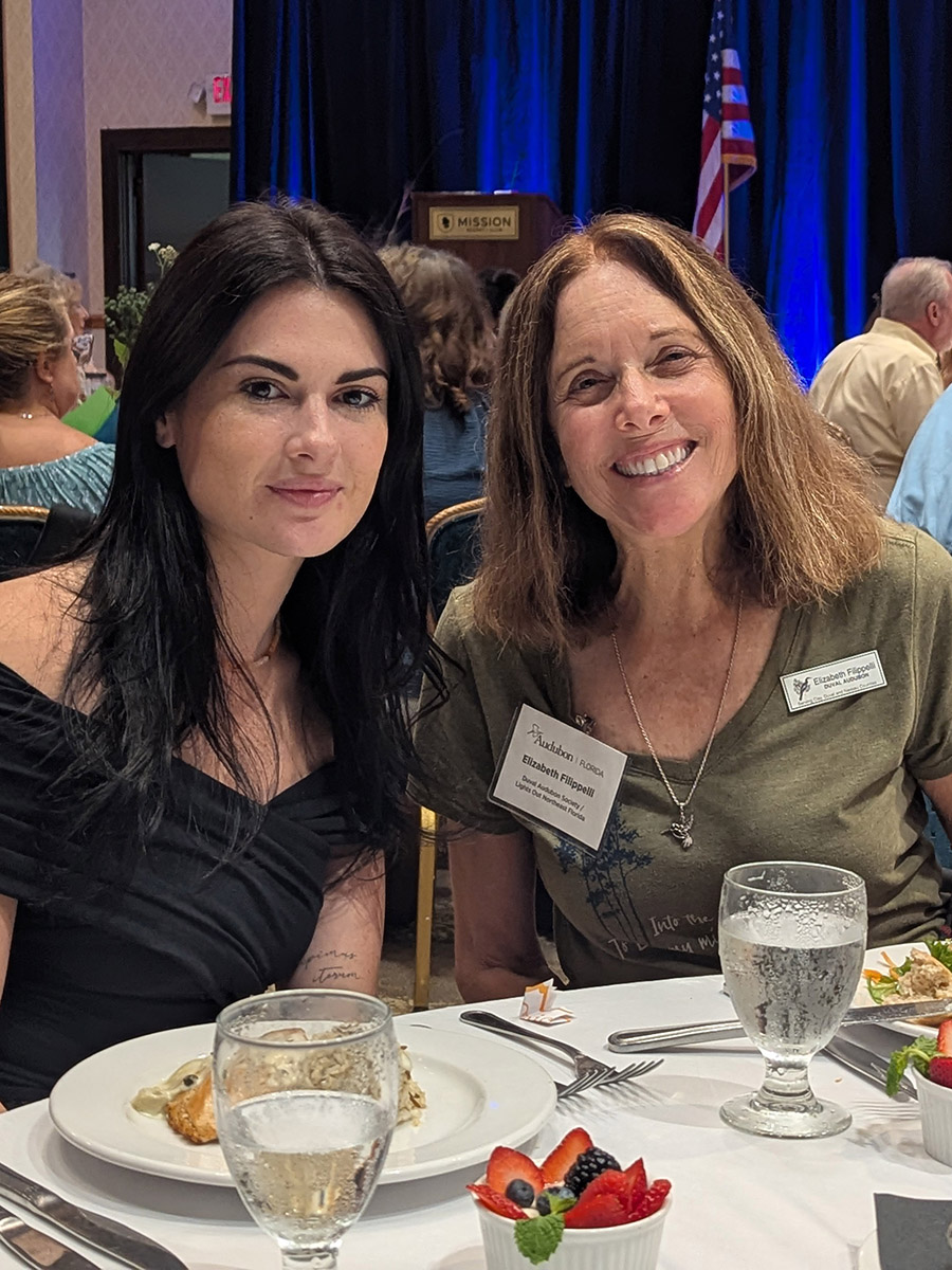 Audubon Assembly 2025 CLI UNF student Alana Anderson and Elizabeth Filippelli EF 3x4 PXL 20251017 162252803