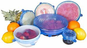 Silicone bowl covers