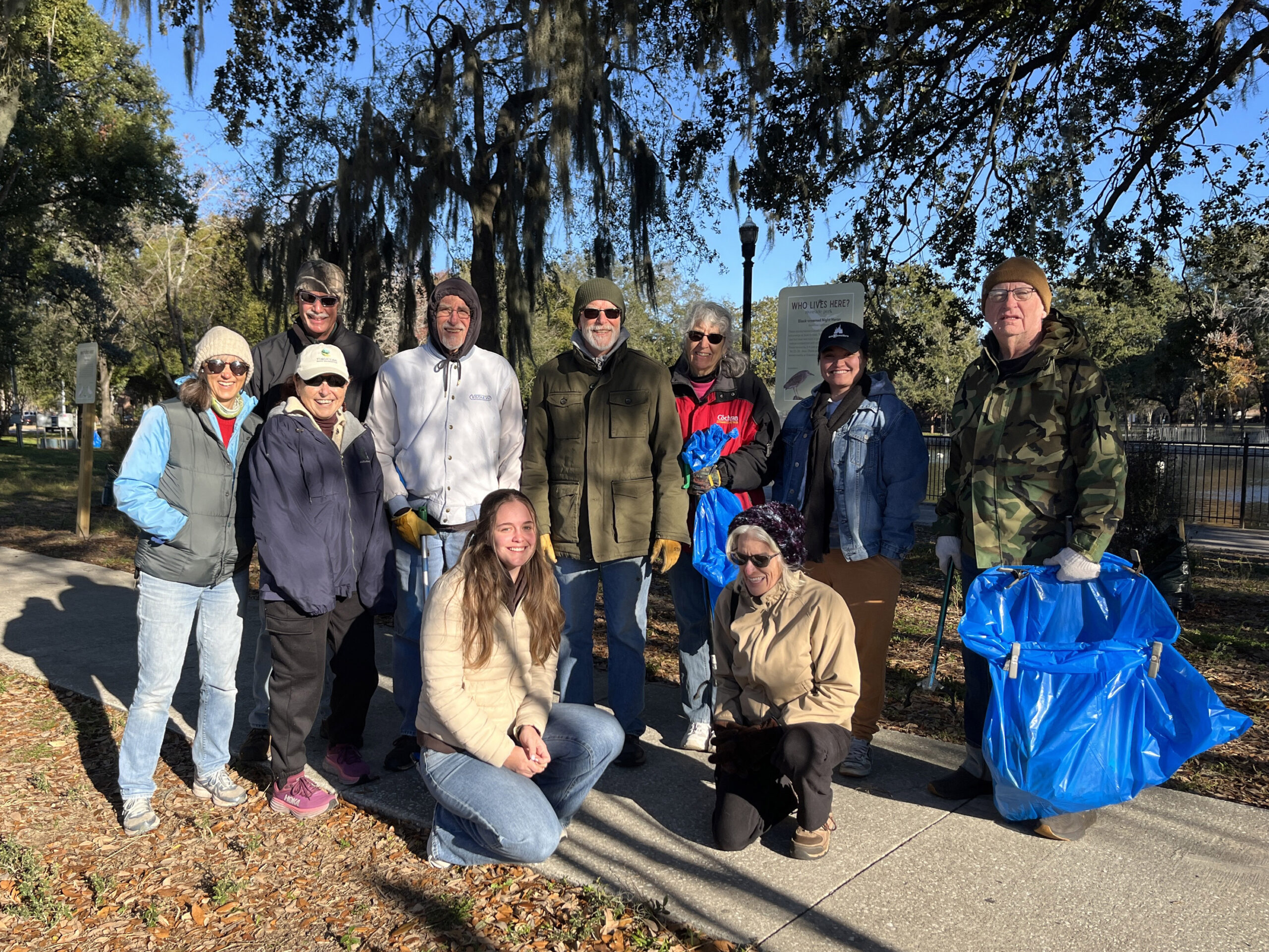 Riverside Park invasive plants cleanup volunteers